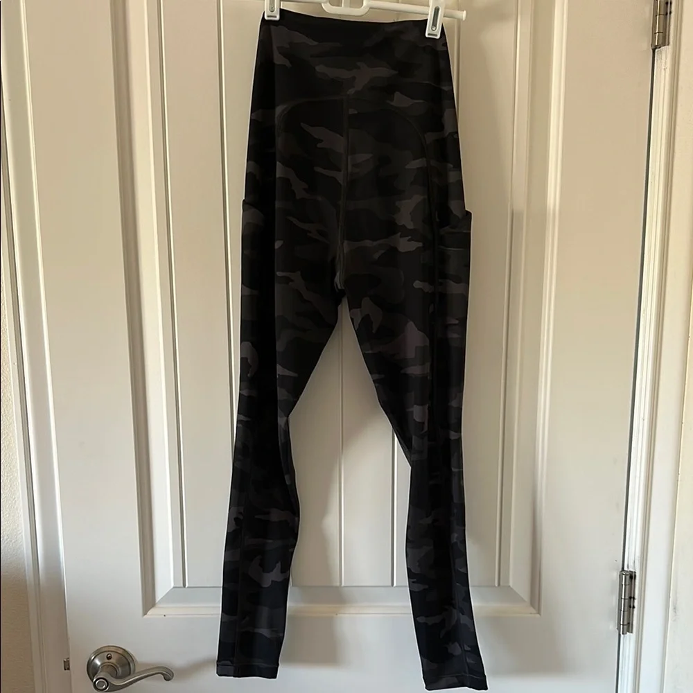 Athleta Black Camo Leggings - Picture 3 of 4